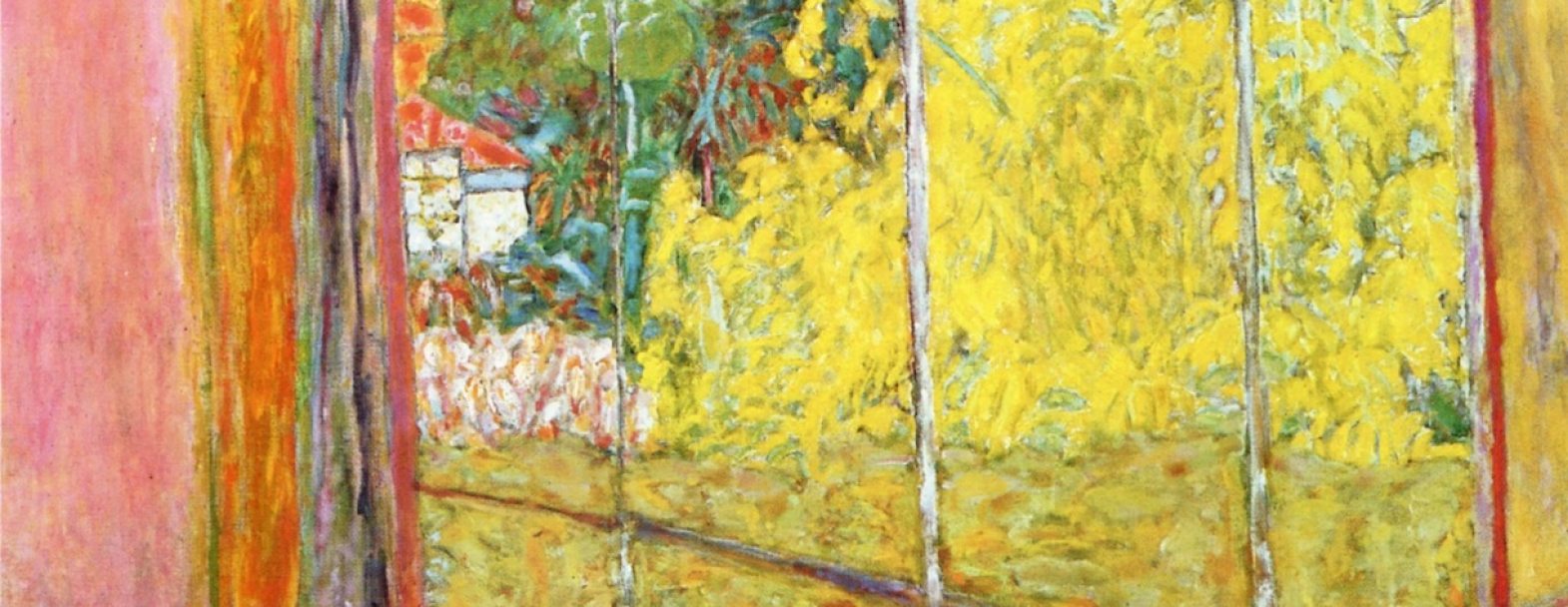 Pierre Bonnard, Fenêtre ouverte sur la Seine à Vernon, vers 1911. Huile sur toile. Collection du Musée des beaux-arts de Nice. Pierre Bonnard, Fenêtre ouverte sur la Seine à Vernon, vers 1911. Huile sur toile. Collection du Musée des beaux-arts de Nice. / © Ville de Nice / Photo: Muriel Anssens