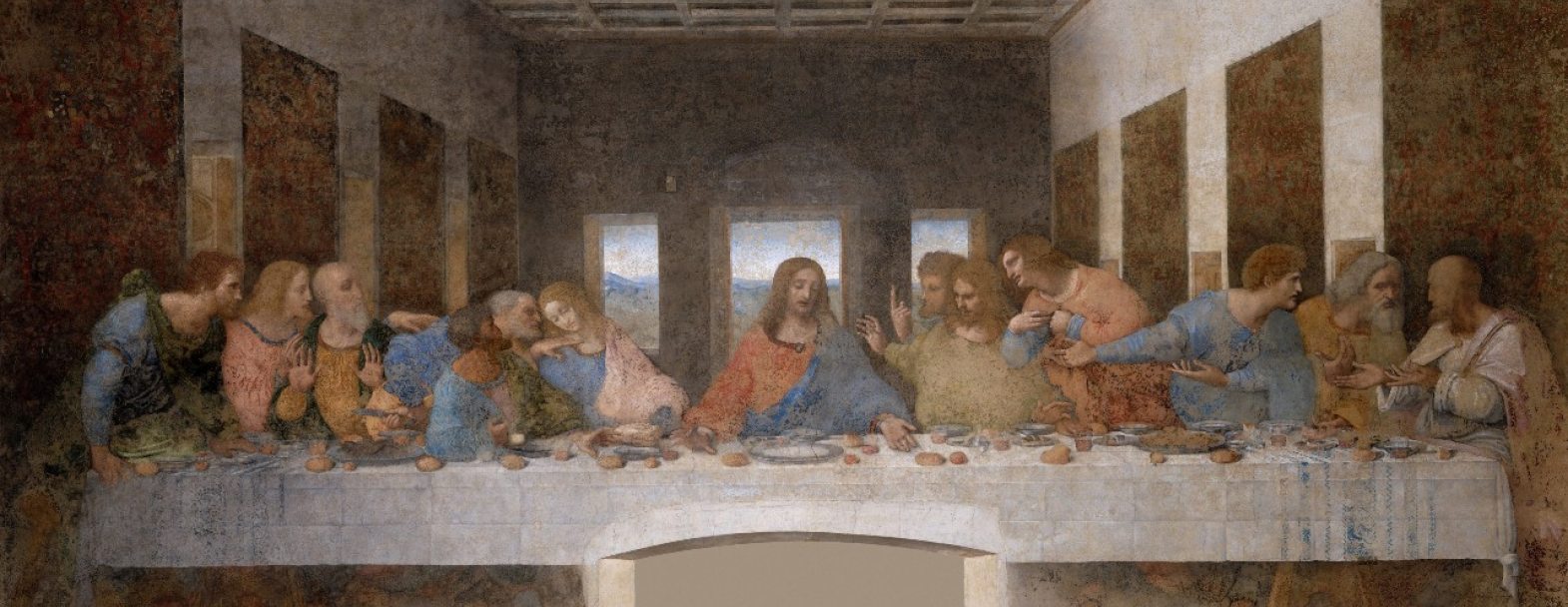 La Cène de Léonard de Vinci est une peinture murale de 4m60 sur 8m80 réalisée de 1495 à 1498 pour le réfectoire du couvent dominicain de Santa Maria delle Grazie à Milan. La Cène de Léonard de Vinci est une peinture murale de 4m60 sur 8m80 réalisée de 1495 à 1498 pour le réfectoire du couvent dominicain de Santa Maria delle Grazie à Milan. / ©LDD