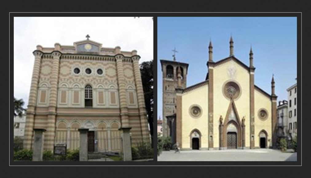 Temple vaudois de Pinerolo et Cathédrale de San Donato Temple vaudois de Pinerolo et Cathédrale de San Donato