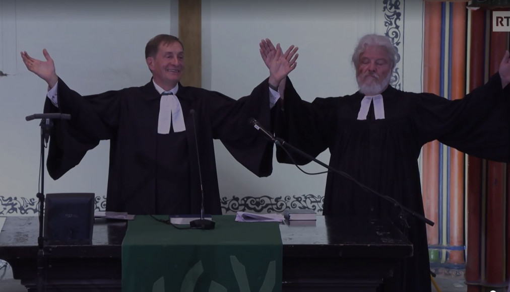 Pasteurs Olivier Schopfer et Otto Schäfer (©Médias-pro/RTSreligion) Pasteurs Olivier Schopfer et Otto Schäfer (©Médias-pro/RTSreligion)
