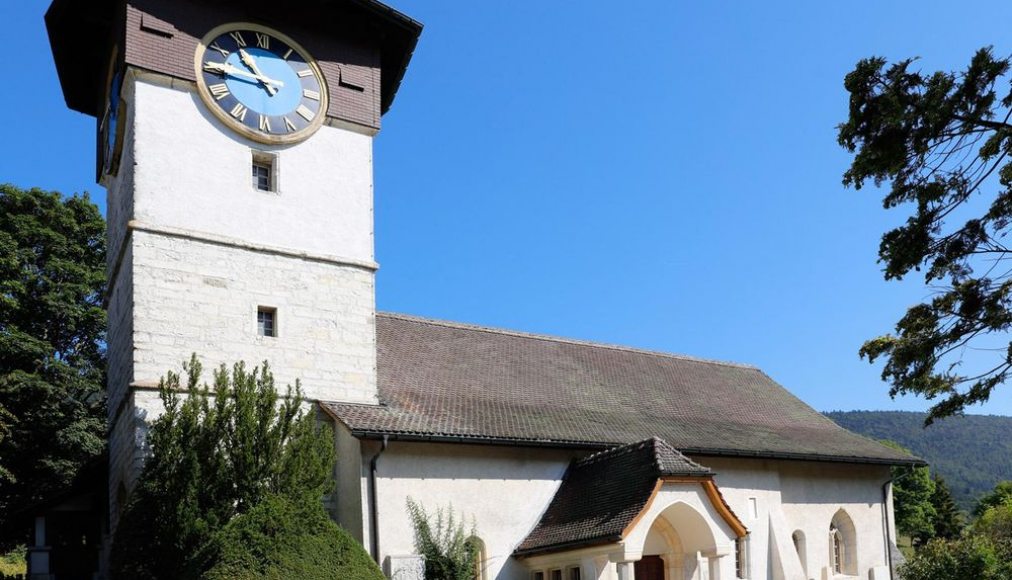 Temple de Courtelary (©Paroisses réformées de l'Erguël)