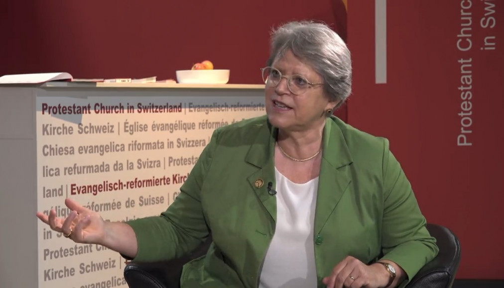 Rita Famos, présidente de l'EERS (©RTSreligion) Rita Famos, présidente de l'EERS (©RTSreligion)