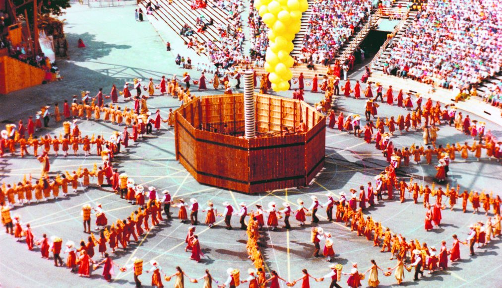 Le tableau du pressoir lors de la fête de 1977 / © Roger Monnard / Collection Monnard