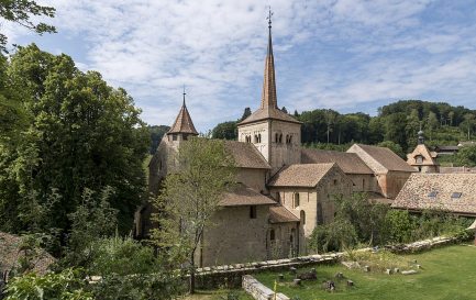 Abbatiale de Romainmôtier (©Trisente, CC BY-SA 4.0 Wikimedia Commons)