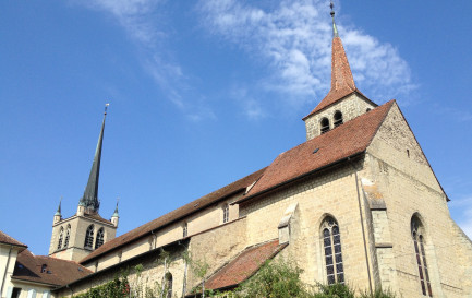 Temple de Payerne (©Christophe95, CC BY-SA 3.0 Wikimedia Commons) 