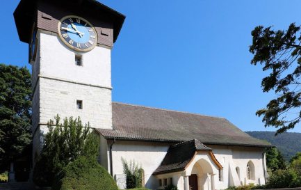 Temple de Courtelary (©Paroisses réformées de l'Erguël)