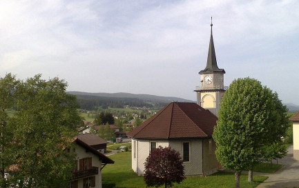 Temple du Brassus (©Giovanni-P, CC BY-SA 3.0 Wikimedia Commons)