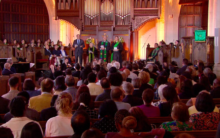 Culte des JO à l'Eglise américaine de Paris (©Présence protestante)